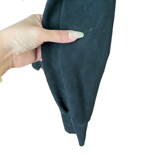 Prairie Underground Small Jacket Full Zip Organic Cotton Sweatshirt Black - Picture 9 of 15